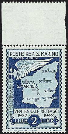 SAN MARINO Posta aerea  (1943)  - Catalogo Catalogo di Vendita a prezzi netti - Studio Filatelico Toselli