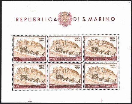 SAN MARINO Foglietti  (1949)  - Catalogo Catalogo di Vendita a prezzi netti - Studio Filatelico Toselli