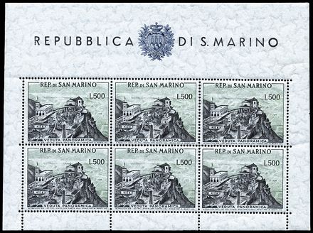 SAN MARINO Foglietti  (1958)  - Catalogo Catalogo di Vendita a prezzi netti - Studio Filatelico Toselli