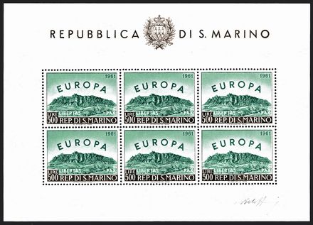 SAN MARINO Foglietti  (1961)  - Catalogo Catalogo di Vendita a prezzi netti - Studio Filatelico Toselli