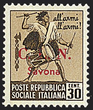 EMISSIONI C.L.N. - SAVONA  (1945)  - Catalogo Catalogo di Vendita a prezzi netti - Studio Filatelico Toselli