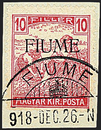OCCUPAZIONI - FIUME  (1918)  - Catalogo Catalogo di Vendita a prezzi netti - Studio Filatelico Toselli