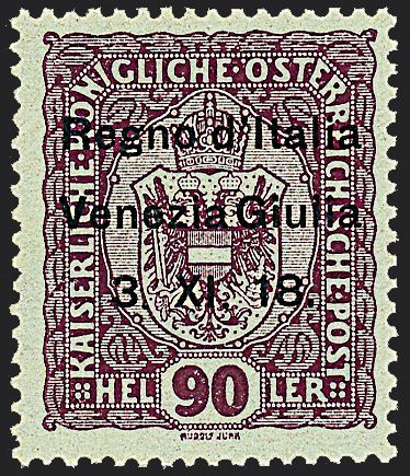 OCCUPAZIONI - VENEZIA GIULIA  (1918)  - Catalogo Catalogo di Vendita a prezzi netti - Studio Filatelico Toselli