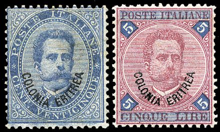 ERITREA  (1893)  - Catalogo Catalogo di Vendita a prezzi netti - Studio Filatelico Toselli