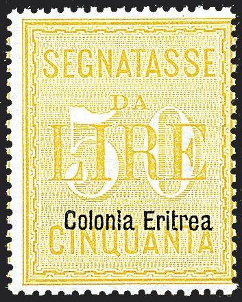 ERITREA Segnatasse  (1934)  - Catalogo Catalogo di Vendita a prezzi netti - Studio Filatelico Toselli
