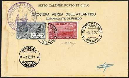 POSTA AEREA - AEROGRAMMI  (1927)  - Catalogo Catalogo di Vendita a prezzi netti - Studio Filatelico Toselli
