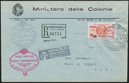 POSTA AEREA - AEROGRAMMI  (1934)  - Catalogo Catalogo di Vendita a prezzi netti - Studio Filatelico Toselli