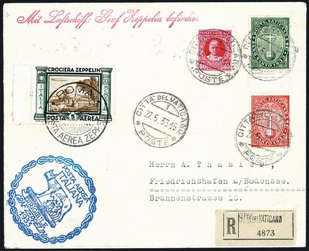 ZEPPELIN - VATICANO  (1933)  - Catalogo Catalogo di Vendita a prezzi netti - Studio Filatelico Toselli