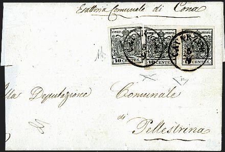 ANTICHI STATI ITALIANI - LOMBARDO VENETO  (1857)  - Catalogo Cataloghi su offerta - Studio Filatelico Toselli