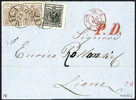 ANTICHI STATI ITALIANI - LOMBARDO VENETO  (1857)  - Catalogo Cataloghi su offerta - Studio Filatelico Toselli