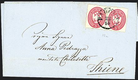 ANTICHI STATI ITALIANI - LOMBARDO VENETO  (1863)  - Catalogo Cataloghi su offerta - Studio Filatelico Toselli