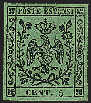 ANTICHI STATI ITALIANI - MODENA  (1852)  - Catalogo Cataloghi su offerta - Studio Filatelico Toselli