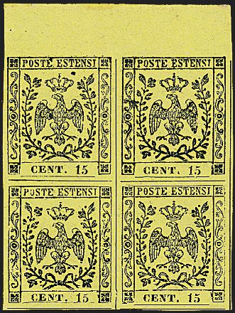 ANTICHI STATI ITALIANI - MODENA  (1852)  - Catalogo Cataloghi su offerta - Studio Filatelico Toselli