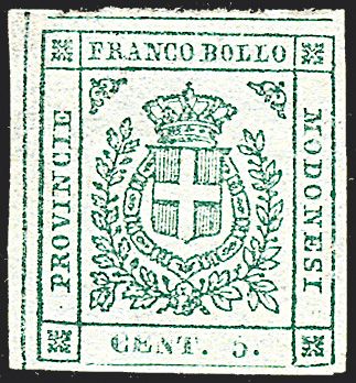 ANTICHI STATI ITALIANI - MODENA - Governo provvisorio  (1859)  - Catalogo Cataloghi su offerta - Studio Filatelico Toselli