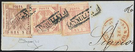 ANTICHI STATI ITALIANI - NAPOLI  (1858)  - Catalogo Cataloghi su offerta - Studio Filatelico Toselli