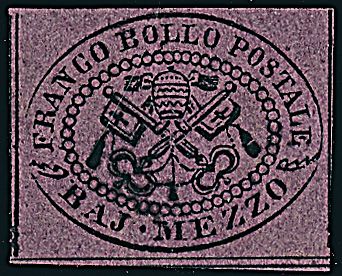 ANTICHI STATI ITALIANI - PONTIFICIO  (1852)  - Catalogo Cataloghi su offerta - Studio Filatelico Toselli