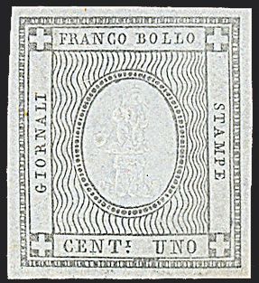 ANTICHI STATI ITALIANI - SARDEGNA - Francobolli per stampati  (1861)  - Catalogo Cataloghi su offerta - Studio Filatelico Toselli