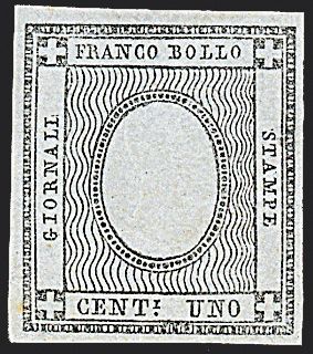 ANTICHI STATI ITALIANI - SARDEGNA - Francobolli per stampati  (1861)  - Catalogo Cataloghi su offerta - Studio Filatelico Toselli