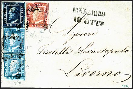 ANTICHI STATI ITALIANI - SICILIA  (1859)  - Catalogo Cataloghi su offerta - Studio Filatelico Toselli