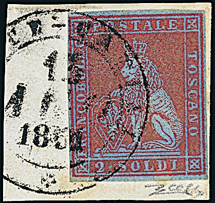 ANTICHI STATI ITALIANI - TOSCANA  (1851)  - Catalogo Cataloghi su offerta - Studio Filatelico Toselli