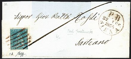 ANTICHI STATI ITALIANI - TOSCANA  (1851)  - Catalogo Cataloghi su offerta - Studio Filatelico Toselli