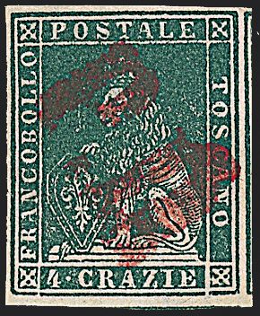 ANTICHI STATI ITALIANI - TOSCANA  (1857)  - Catalogo Cataloghi su offerta - Studio Filatelico Toselli