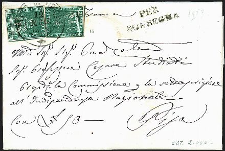 ANTICHI STATI ITALIANI - TOSCANA  (1857)  - Catalogo Cataloghi su offerta - Studio Filatelico Toselli