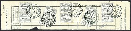 ITALIA REGNO Assicurativi  (1947)  - Catalogo Cataloghi su offerta - Studio Filatelico Toselli