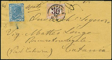 ITALIA REGNO Frodi postali  (1876)  - Catalogo Cataloghi su offerta - Studio Filatelico Toselli
