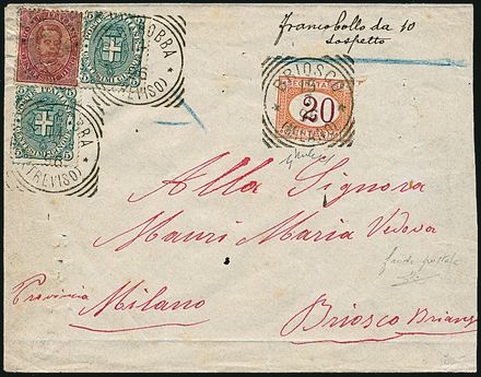 ITALIA REGNO Frodi postali  (1896)  - Catalogo Cataloghi su offerta - Studio Filatelico Toselli