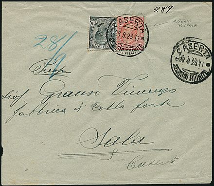 ITALIA REGNO Frodi postali  (1923)  - Catalogo Cataloghi su offerta - Studio Filatelico Toselli