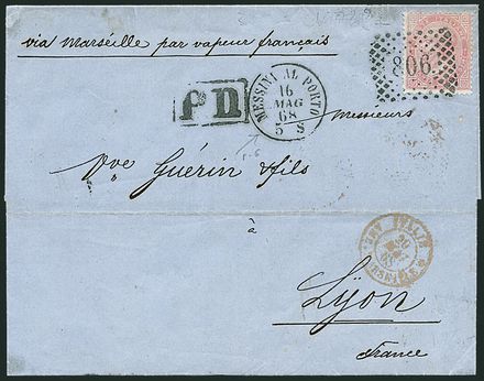 ITALIA REGNO Via di mare  (1868)  - Catalogo Cataloghi su offerta - Studio Filatelico Toselli