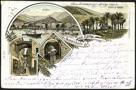 ITALIA REGNO Cartoline illustrate - San Remo  (Souv)  - Catalogo Cataloghi su offerta - Studio Filatelico Toselli