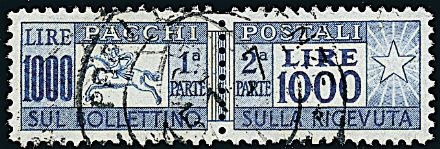 ITALIA REPUBBLICA Pacchi postali  (1954)  - Catalogo Cataloghi su offerta - Studio Filatelico Toselli