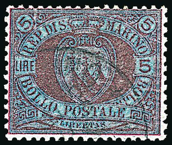 SAN MARINO  (1892)  - Catalogo Cataloghi su offerta - Studio Filatelico Toselli