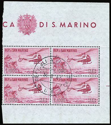 SAN MARINO Posta aerea  (1961)  - Catalogo Cataloghi su offerta - Studio Filatelico Toselli