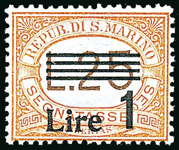 SAN MARINO Segnatasse  (1936)  - Catalogo Cataloghi su offerta - Studio Filatelico Toselli