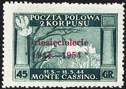 CORPO POLACCO - GOVERNO POLACCO DI LONDRA  (1954)  - Catalogo Cataloghi su offerta - Studio Filatelico Toselli