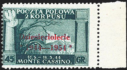CORPO POLACCO  (1954)  - Catalogo Cataloghi su offerta - Studio Filatelico Toselli