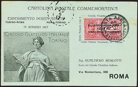 POSTA AEREA ITALIANA  (1917)  - Catalogo Cataloghi su offerta - Studio Filatelico Toselli