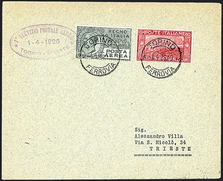 POSTA AEREA ITALIANA  (1926)  - Catalogo Cataloghi su offerta - Studio Filatelico Toselli
