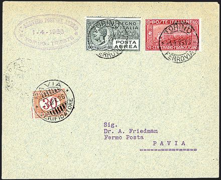 POSTA AEREA ITALIANA  (1926)  - Catalogo Cataloghi su offerta - Studio Filatelico Toselli
