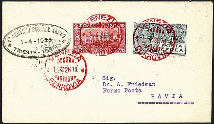 POSTA AEREA ITALIANA  (1926)  - Catalogo Cataloghi su offerta - Studio Filatelico Toselli