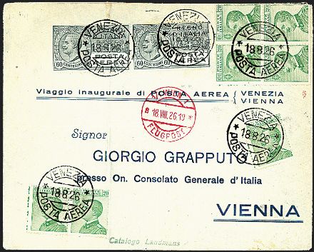 POSTA AEREA ITALIANA  (1926)  - Catalogo Cataloghi su offerta - Studio Filatelico Toselli