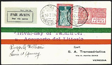 POSTA AEREA ITALIANA  (1929)  - Catalogo Cataloghi su offerta - Studio Filatelico Toselli
