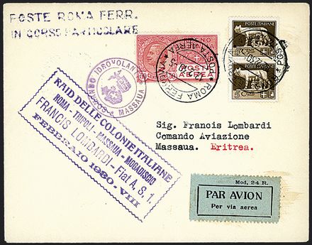 POSTA AEREA ITALIANA  (1930)  - Catalogo Cataloghi su offerta - Studio Filatelico Toselli