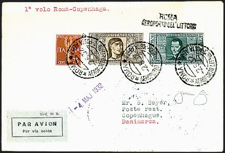 POSTA AEREA ITALIANA  (1932)  - Catalogo Cataloghi su offerta - Studio Filatelico Toselli