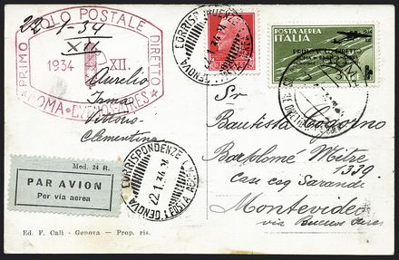 POSTA AEREA ITALIANA  (1934)  - Catalogo Cataloghi su offerta - Studio Filatelico Toselli
