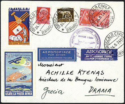 POSTA AEREA ITALIANA  (1934)  - Catalogo Cataloghi su offerta - Studio Filatelico Toselli