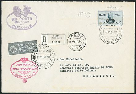 POSTA AEREA ITALIANA  (1934)  - Catalogo Cataloghi su offerta - Studio Filatelico Toselli